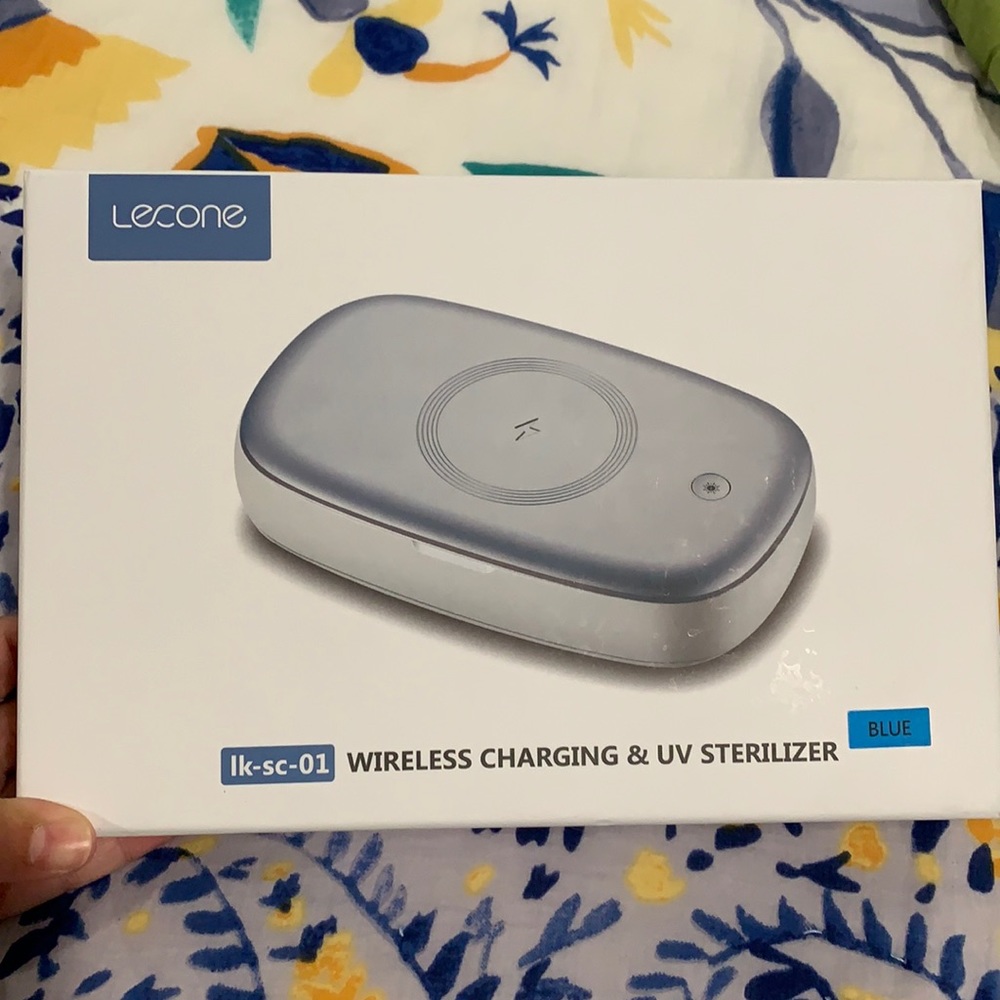 NIB Lecone Wireless UV Sterilizer Cell Phone